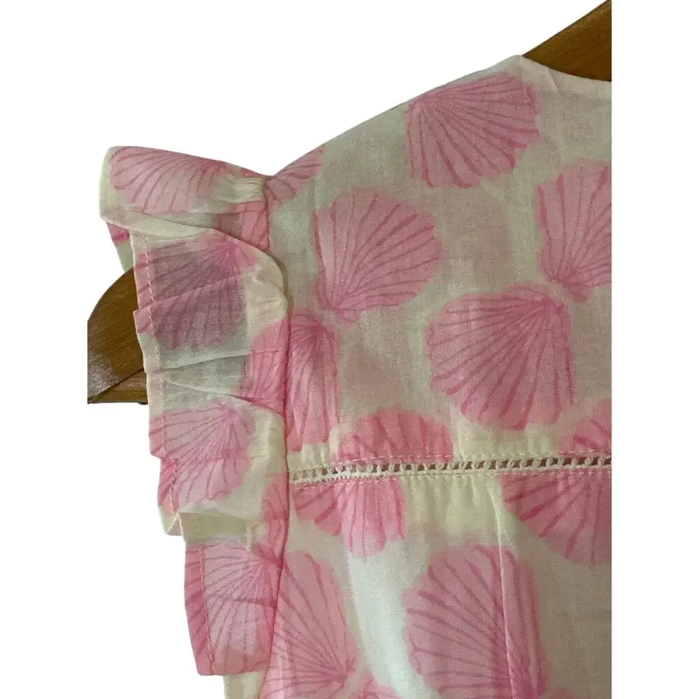 Mer St. Barth NWT Shell Beach Pink Giselle Mini Dress Size XS - Picture 7 of 13